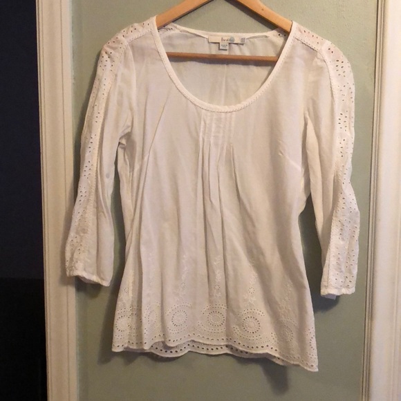 Boden cotton eyelet blouse - Picture 1 of 4